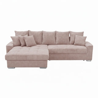 Hjørnesofa MM272 REC/BK BREIT-2F med sovefunktion, 3 personer, højrevendt, med opbevaring, 293 × 164 × 89 cm