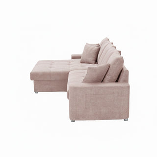 Hjørnesofa MM272 REC/BK BREIT-2F med sovefunktion, 3 personer, højrevendt, med opbevaring, 293 × 164 × 89 cm
