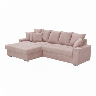 Hjørnesofa MM272 REC/BK BREIT-2F med sovefunktion, 3 personer, højrevendt, med opbevaring, 293 × 164 × 89 cm