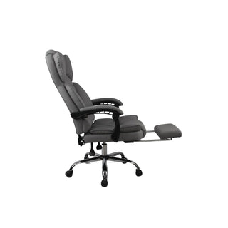 Kontorstol Mereo, ergonomisk med fodstøtte, drejelig, PVC