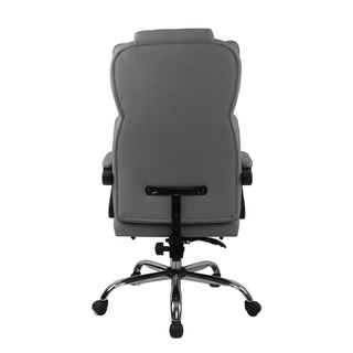 Kontorstol Mereo, ergonomisk med fodstøtte, drejelig, PVC