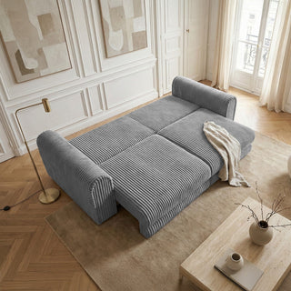 Sovesofa Fellini, 3 personer, med opbevaring, 243 × 108 × 90 cm