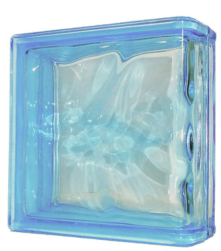 Glasbyggesten 19x19x8 cm – Linear End Wave (Afslutningssten)