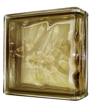 Glasbyggesten 19x19x8 cm – Linear End Wave (Afslutningssten)