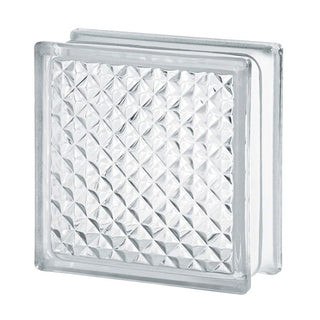 Glasbyggesten INCA klar 19x19x8 cm