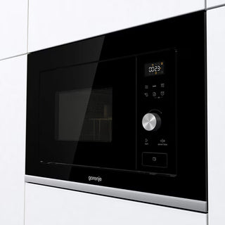 Gorenje BMX201AG1BG Indbygningsmikroovn 20 L – 800W – Grill – Sort
