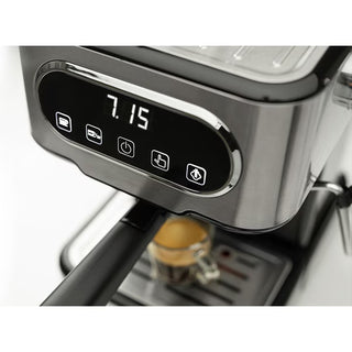 Gorenje ESCM15DBK Manuel Espressomaskine – 15 bar – 1.5 L – Cappuccino System – Sort/Sølv