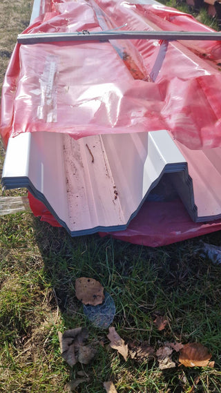 højprofil trapezplader 5m. 0,85 m bred. 10stk.