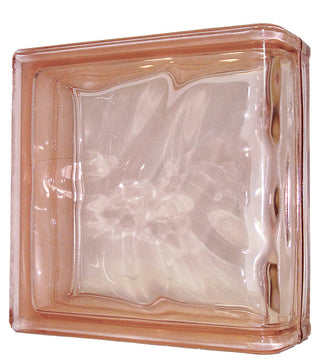 Glasbyggesten 19x19x8 cm – Linear End Wave (Afslutningssten)