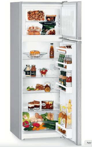 Liebherr CTele 2931 Køleskab med Fryser – SmartFrost, 271 L, Energi E, 157 cm, Sølv