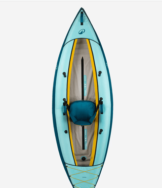 Tribord 100 oppustelig kajak – 1/2 personer, komplet sæt med pagajer, pumpe og taske