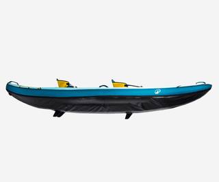 Tribord 100 oppustelig kajak – 1/2 personer, komplet sæt med pagajer, pumpe og taske