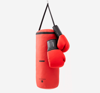 Boksesæt til Børn – Boksebold og Handsker | Coral Orange | 5+ år