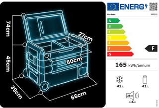 Berdsen Icemax 400 – Kompressor-køleboks med hjul | 40L | -20°C til +20°C | 12V/24V & 230V