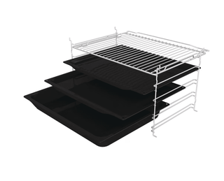 Indbygningsovn Gorenje BPS6737E04DBG – 77 L | 11 funktioner | AirFry | Pyrolytisk selvrens | Klasse A+ | Sort