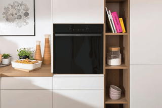 Indbygningsovn Gorenje BPS6737E04DBG – 77 L | 11 funktioner | AirFry | Pyrolytisk selvrens | Klasse A+ | Sort