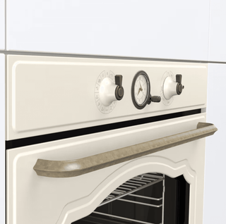 Indbygningsovn Gorenje BOS67371CLI – 77 L | 12 funktioner | AquaClean | Op til 300°C | Rustikt design | Beige