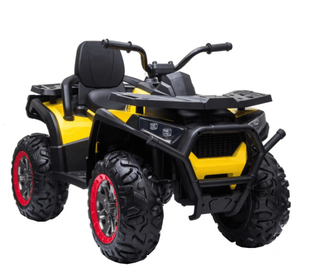 NOVOKIDS Desert Rider – Elektrisk ATV til børn 24V, gul/sort (3–12 år)