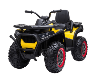 NOVOKIDS Desert Rider – Elektrisk ATV til børn 24V, gul/sort (3–12 år)