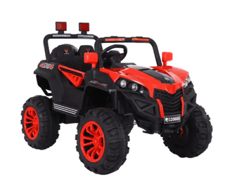 Elektrisk bil til børn JM1199 – 12V, 2 sæder, 4x4, rød (2–9 år)