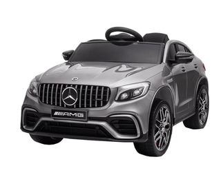 NOVOKIDS Mercedes GLC 63 AMG – Elbil til Børn, 12V, Grå (3–8 år)