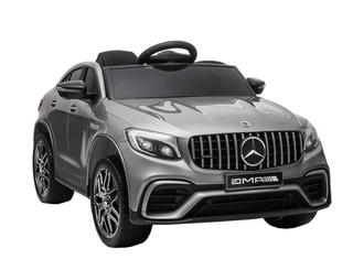 NOVOKIDS Mercedes GLC 63 AMG – Elbil til Børn, 12V, Grå (3–8 år)