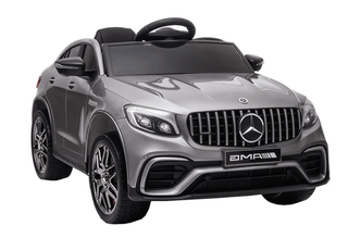 NOVOKIDS Mercedes GLC 63 AMG – Elbil til Børn, 12V, Grå (3–8 år)