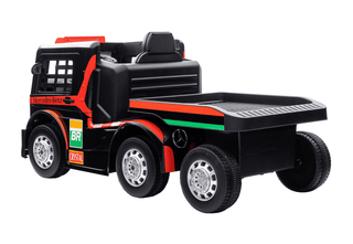 Premier Mercedes Axor – Elektrisk lastbil til børn med trailer, 12V, rød (2–6 år)
