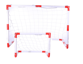 King Sport 2-i-1 Fodboldsæt til Børn – Rød/Hvid