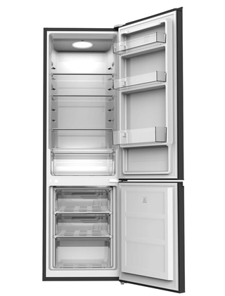 VORTEX VK27SBK02S Kombineret Køle-/Fryseskab – 268 L, 178 cm, Klasse E, Sort