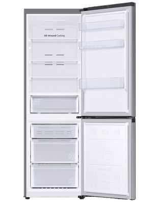 Samsung RB34C670ESA/EF Kombiskab – 344 L, 185 cm, No Frost, Klasse E, Inox