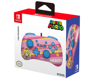 Controller HORI HORIPAD Mini – Peach Edition (Super Mario Series) til Nintendo Switch / PC
