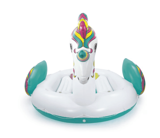 Oppustelig XXL Unicorn Badeplatform – 590 x 404 cm – Til 6 personer