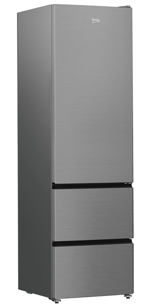 Kombineret køle-/fryseskab BEKO B3RGNA354HXB1 – 351 l, No Frost, Inox, H 203,5 cm, Energiklasse E