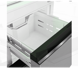 Kombineret køle-/fryseskab BEKO B3RGNA354HXB1 – 351 l, No Frost, Inox, H 203,5 cm, Energiklasse E
