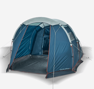 Camping Telt 4 Personer – ARPENAZ 4.1, 1 room + opholdsrum, med stangkonstruktion