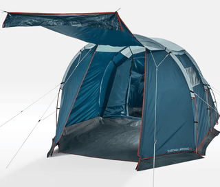 Camping Telt 4 Personer – ARPENAZ 4.1, 1 room + opholdsrum, med stangkonstruktion