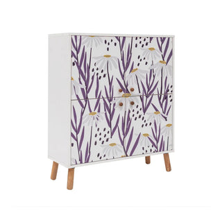 Skab Multilux 95 x 111 cm – Hvid/Multifarvet