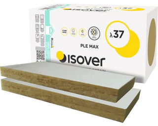 Isover PLE Max 100 Alu – basaltuldsplader med alu 100 mm, 3,6 m²