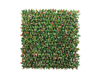 Kunstig hæk / hegnsskjuler 100x200 cm – Photinia blade – Grøn – Privatlivsskærm