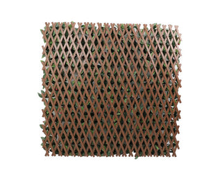 Kunstig hæk / hegnsskjuler 100x200 cm – Photinia blade – Grøn – Privatlivsskærm