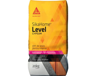 Sika Home Level Gypsum – Gipsspartel til indendørs vægge og lofter 20 kg, hvid