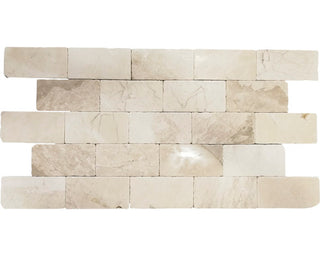 Marmorflise Anatolya Tumbled 7,5 x 15 cm – Naturmarmor til væg og gulv
