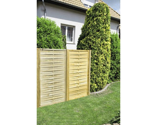 Hegnsstolpe træ 7x7x185 cm – Trykimprægneret fyr – Firkantet – Til hegn