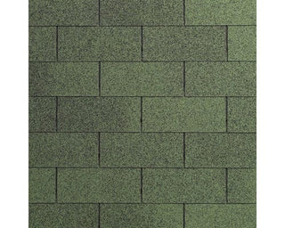 Bituminøs Shingles Tagpap, IKO, Rektangulær, 3 m²/pakke, 21 stk, grøn