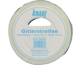 Knauf Glasfiber Fugearméringsbånd – 50 mm × 90 m – Selvklæbende
