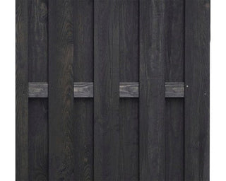 Rustikt haveelement i træ, 180 x 180 cm, antracit