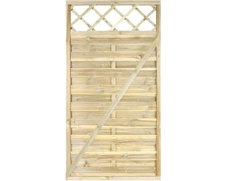 Molina ganglåge i træ 180 × 90 cm – imprægneret havelåge