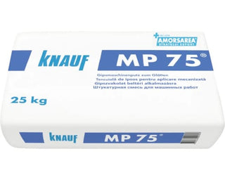 Knauf MP 75 puds – Gipspuds til indendørs brug 25 kg, hvid