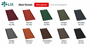 Retro Panel Klikfals Flad PLUS – Blank; Uden Antikondensdug; 0,50 mm